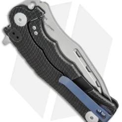 Kizer Willumsen Maddox Frame Lock Knife Black Titanium (3.875" Stonewash) Ki5486 4 Kizer Willumsen Maddox Frame Lock Knife Black Titanium (3.875" Stonewash) Ki5486 -Blade HQ Store Kizer Willumsen Maddox black ti sw Ki5486 BHQ 52450 er side