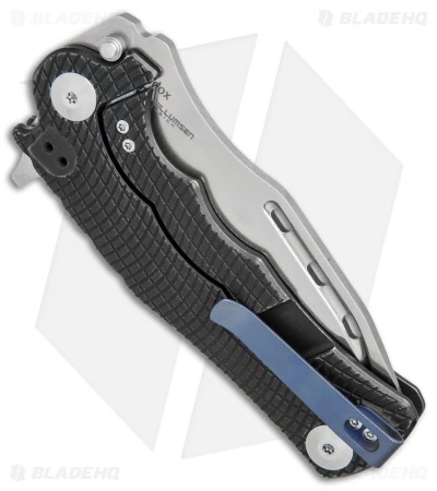 Kizer Willumsen Maddox Frame Lock Knife Black Titanium (3.875" Stonewash) Ki5486 Kizer Willumsen Maddox Frame Lock Knife Black Titanium (3.875" Stonewash) Ki5486 -Blade HQ Store Kizer Willumsen Maddox black ti sw Ki5486 BHQ 52450 er side