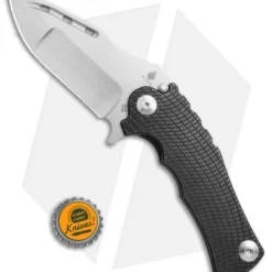 Kizer Willumsen Maddox Frame Lock Knife Black Titanium (3.875" Stonewash) Ki5486 5 Kizer Willumsen Maddox Frame Lock Knife Black Titanium (3.875" Stonewash) Ki5486 -Blade HQ Store Kizer Willumsen Maddox black ti sw Ki5486 BHQ 52450 jr bottlecap