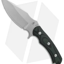 Kizer Willumsen Super Bad Drop Point Fixed Blade Black/Green (4.75" SW) Ki1017A2