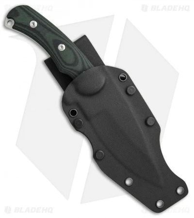 Kizer Willumsen Super Bad Drop Point Fixed Blade Black/Green (4.75" SW) Ki1017A2 Kizer Willumsen Super Bad Drop Point Fixed Blade Black/Green (4.75" SW) Ki1017A2 -Blade HQ Store Kizer Willumsen Super Bad dp black green sw BHQ 71475 er sheath
