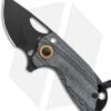Kizer Yue/Azo Catshark Folding Knife Black Micarta (2" Black) V2561