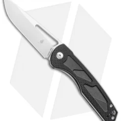 Kizer Yukon Liner Lock Knife Black (3.39" Stonewash) V4004