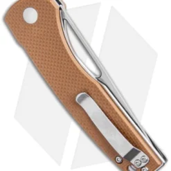 Kizer Yukon Liner Lock Knife Brown (3.39" Stonewash) V4004N2 4 Kizer Yukon Liner Lock Knife Brown (3.39" Stonewash) V4004N2 -Blade HQ Store Kizer Yukon Liner Lock Knife Brown Stonewash V4004N2 BHQ 107478 kp jr side