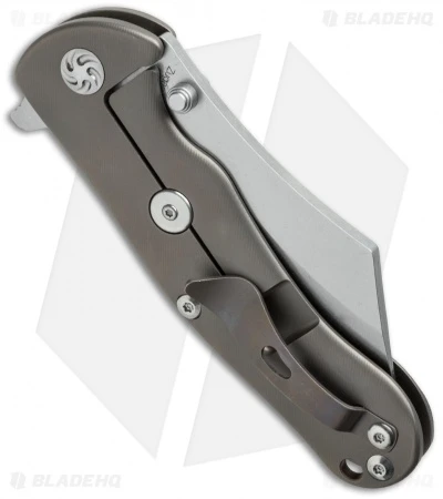 Kizer Zugang Frame Lock Knife Titanium (3.75" Stonewash) Ki4439 Kizer Zugang Frame Lock Knife Titanium (3.75" Stonewash) Ki4439 -Blade HQ Store Kizer Zugang FL Ti SW Ki4439 BHQ 32925 jr side