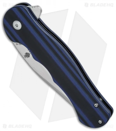 Kizer Vanguard Series Dorado Flipper Knife BlackBlue G-10 (3.5" Satin) V4455A2 Kizer Vanguard Series Dorado Flipper Knife BlackBlue G-10 (3.5" Satin) V4455A2 -Blade HQ Store kizer dorado a2 bottom cm