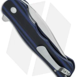 Kizer Vanguard Series Dorado Flipper Knife BlackBlue G-10 (3.5" Satin) V4455A2 4 Kizer Vanguard Series Dorado Flipper Knife BlackBlue G-10 (3.5" Satin) V4455A2 -Blade HQ Store kizer dorado a2 side cm