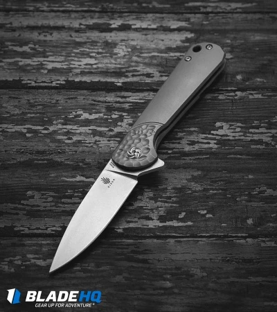 Kizer Envoy Frame Lock Knife Titanium (3" Stonewash) Ki3493 Kizer Envoy Frame Lock Knife Titanium (3" Stonewash) Ki3493 -Blade HQ Store kizer envoy ti sw Ki3493 BHQ 52475 dl