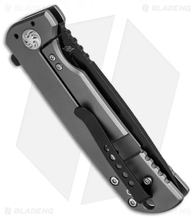 Kizer Pinkerton Escort Flipper Knife Titanium (3.5" Black) Ki4481 Kizer Pinkerton Escort Flipper Knife Titanium (3.5" Black) Ki4481 -Blade HQ Store kizer escort ki4481 side cm