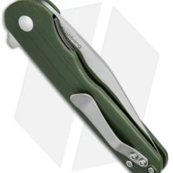 Kizer Vanguard Flashbang A2 Liner Lock Knife Green G-10 (3" Satin) 4 Kizer Vanguard Flashbang A2 Liner Lock Knife Green G-10 (3" Satin) -Blade HQ Store kizer flash bang a2 green BHQ 37597 dl side