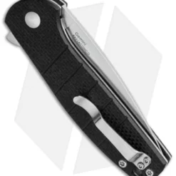 Kizer Vanguard Laconico Gemini Flipper Black G-10 (3.1" Stonewash) V3471N1 -Blade HQ Store kizer gemini a1 side cm