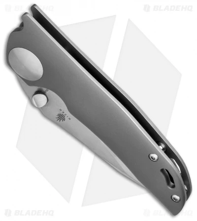 Kizer John Gray GPB1 Folding Knife Titanium (3.5" Gray) Ki4473 Kizer John Gray GPB1 Folding Knife Titanium (3.5" Gray) Ki4473 -Blade HQ Store kizer gpb1 ki4473 side dl