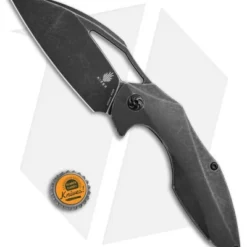 Kizer Isham Megatherium Flipper Knife Titanium (3.6" Black SW) Ki4502A2 5 Kizer Isham Megatherium Flipper Knife Titanium (3.6" Black SW) Ki4502A2 -Blade HQ Store kizer isham megatherium blackwash Ki4502A2 BHQ 70971 dl size