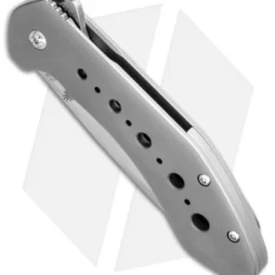 Kizer Matsuoka Kala Flipper Knife Titanium (3.75" Satin) Ki4479 3 Kizer Matsuoka Kala Flipper Knife Titanium (3.75" Satin) Ki4479 -Blade HQ Store kizer kala ki4479 BHQ 34539 jr spine