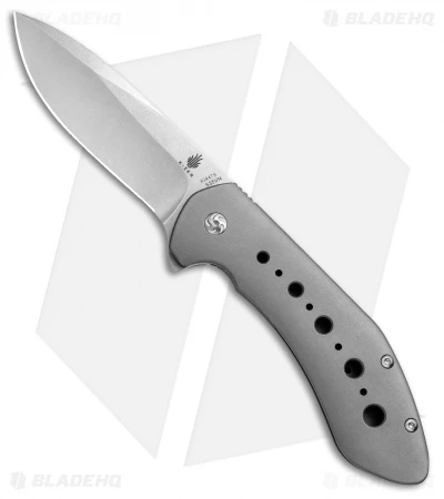 Kizer Matsuoka Kala Flipper Knife Titanium (3.75" Satin) Ki4479 Kizer Matsuoka Kala Flipper Knife Titanium (3.75" Satin) Ki4479 -Blade HQ Store kizer kala ki4479 BHQ 34539 jr