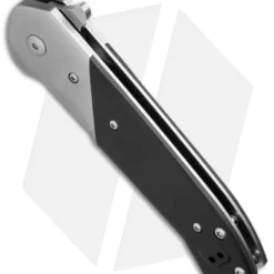 Kizer Vanguard Kane Liner Lock Knife Black G-10 (3.5" Stonewash) V4467A1 -Blade HQ Store kizer kane a1 black g10 bottom cm