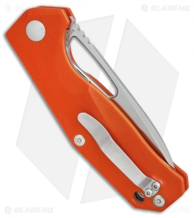 Kizer Vanguard Kesmec Liner Lock Knife Orange G-10 (3.25" Satin) V4461A2 Kizer Vanguard Kesmec Liner Lock Knife Orange G-10 (3.25" Satin) V4461A2 -Blade HQ Store kizer kesmec ano ti Ki4461A2 BHQ 34581 jr side