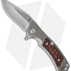 Kizer IFT-L Frame Lock Knife Titanium (3.5" Stonewash) Ki4452