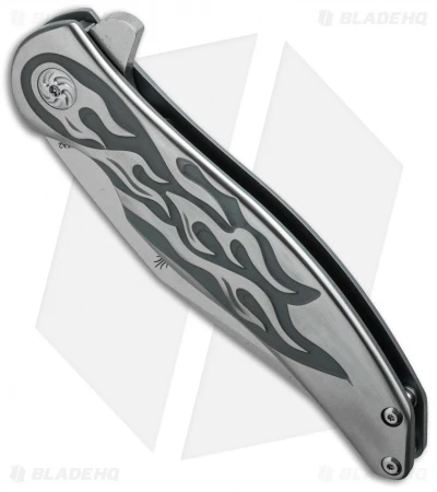 Kizer Cucchiara Compadre Frame Lock Knife Titanium (4" Stonewash) Ki5465A2 Kizer Cucchiara Compadre Frame Lock Knife Titanium (4" Stonewash) Ki5465A2 -Blade HQ Store kizer ki 5465a2 bottom cm