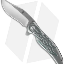 Kizer Cucchiara Compadre Frame Lock Knife Titanium (4" Stonewash) Ki5465A2