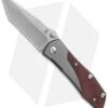 Kizer Tanto Liner Lock Knife Red G-10 (3.5" Stonewash) Ki3303 -Blade HQ Store kizer ki3303 BHQ 36147 jr