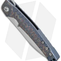 Kizer Splinter Frame Lock Knife Titanium (3.375" Stonewash) Ki3457A2 -Blade HQ Store kizer ki3457a2 bottom cm