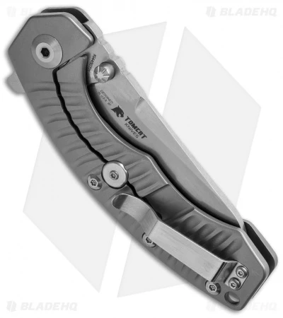 Kizer Tigon Frame Lock Knife Titanium (3.625" Stonewash) Ki4450Ti1 Kizer Tigon Frame Lock Knife Titanium (3.625" Stonewash) Ki4450Ti1 -Blade HQ Store kizer ki4450ti1 side cm