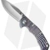 Kizer River Cat Frame Lock Knife Anodized Titanium (3.375" Stonewash) Ki4456A2 -Blade HQ Store kizer ki4456a2 cm