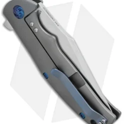 Kizer Laconico Intrepid Flipper Frame Lock Knife (3.625" Stonewash) Ki4468A1 4 Kizer Laconico Intrepid Flipper Frame Lock Knife (3.625" Stonewash) Ki4468A1 -Blade HQ Store kizer ki4468a1 side cm