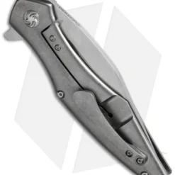 Kizer Cucchiara Trifecta Knife Embellished Titanium (3.875" Stonewash) Ki5462A2 -Blade HQ Store kizer ki5462a2 side cm
