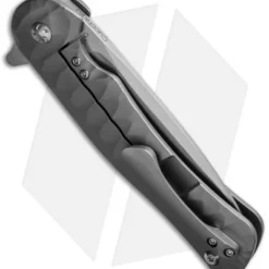 Kizer Cucchiara Dukes Flipper Knife Gray Titanium (3.625" Stonewash) Ki5466A1 4 Kizer Cucchiara Dukes Flipper Knife Gray Titanium (3.625" Stonewash) Ki5466A1 -Blade HQ Store kizer ki5466a1 side cm