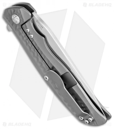 Kizer Rattler Frame Lock Knife Titanium (3.6" Satin) Ki4470 Kizer Rattler Frame Lock Knife Titanium (3.6" Satin) Ki4470 -Blade HQ Store kizer rattler ki4470 BHQ 34597 jr side