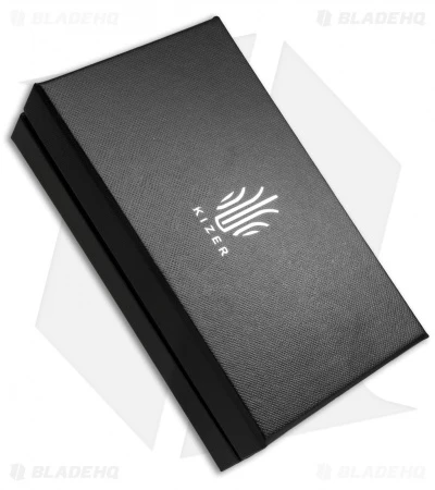 Kizer Pinkerton Escort Flipper Knife Titanium (3.5" Black) Ki4481 Kizer Pinkerton Escort Flipper Knife Titanium (3.5" Black) Ki4481 -Blade HQ Store kizer roach ki4477 box cm