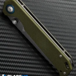 Kizer Azo Vanguard Series Begleiter Knife Green G-10 (3.5" Gray) V4458N2 -Blade HQ Store kizer vanguard begleiter green g10 v4458a2 bottom cm 1