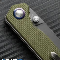 Kizer Azo Vanguard Series Begleiter Knife Green G-10 (3.5" Gray) V4458A2 4 Kizer Azo Vanguard Series Begleiter Knife Green G-10 (3.5" Gray) V4458A2 -Blade HQ Store kizer vanguard begleiter green g10 v4458a2 detail cm