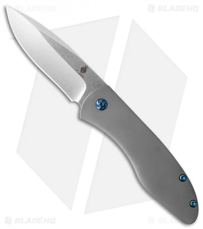 Kizer Vagnino Velox 2 Flipper Knife Titanium (3.375" Stonewash) Ki4478 Kizer Vagnino Velox 2 Flipper Knife Titanium (3.375" Stonewash) Ki4478 -Blade HQ Store kizer velox 2 ki4478 cm