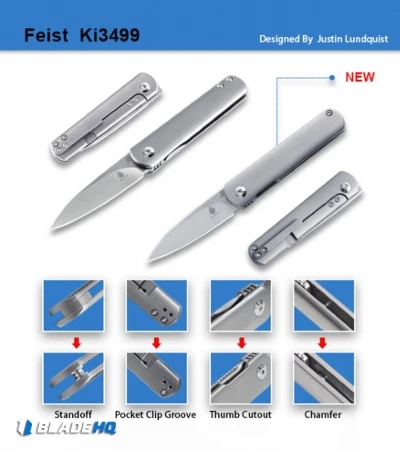 Kizer Lundquist Feist Front Flipper Knife Black Micarta (2.8" Stonewash) Kizer Lundquist Feist Front Flipper Knife Black Micarta (2.8" Stonewash) -Blade HQ Store weekof08 03 20 3